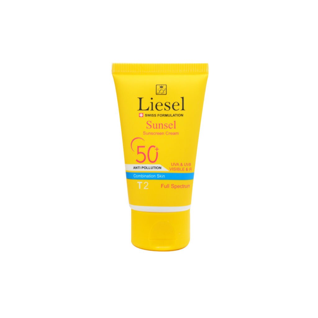 کرم ضدآفتاب پوست مختلط لایسل (SPF50)
