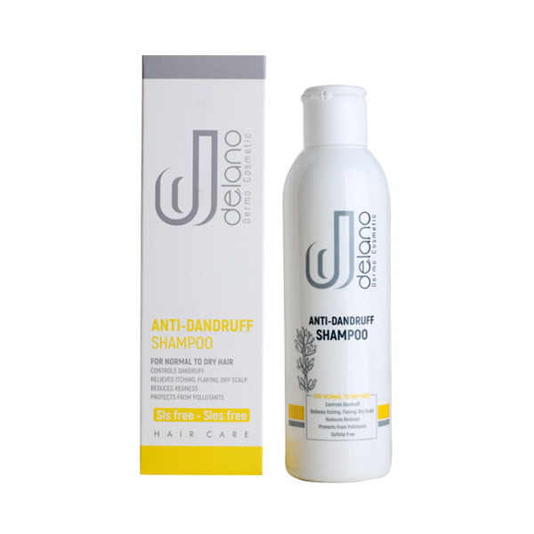 شامپو ضد شوره ی موی نرمال و خشک دلانو