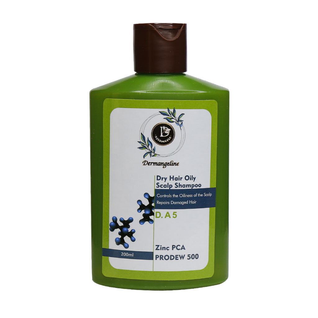 شامپو مناسب موی خشک و کف سر چرب درم انجلین ۲۰۰ میلی لیتر